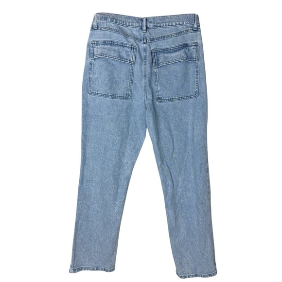 Sincerely Jules High Rise Straight Leg Jeans Size 5/27 Light Wash - Picture 2 of 8